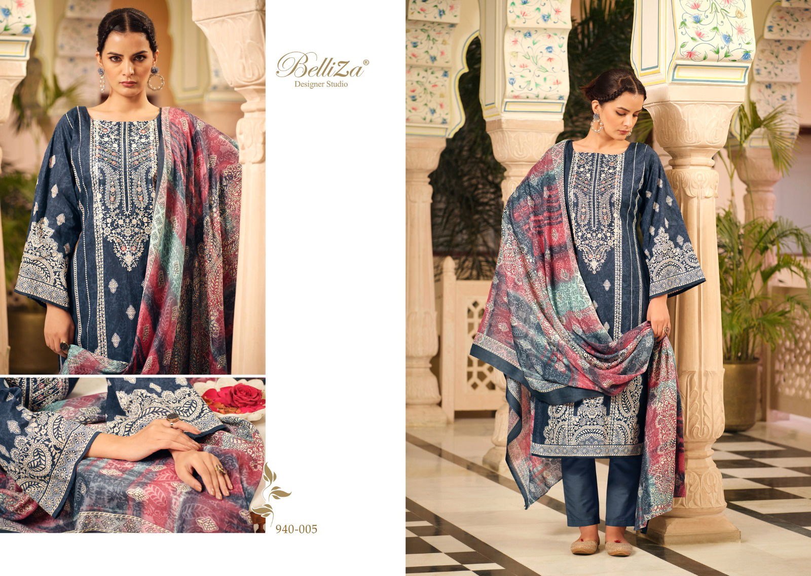 Naira Vol 62 By Belliza Printed Cotton Dress Material Wholesale Clothing Distributors In India
